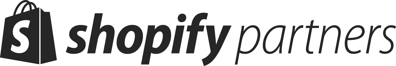 Logo Shopify Partners dunkelgrau