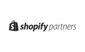 Zertifikat Shopify Partners dunkelgrau