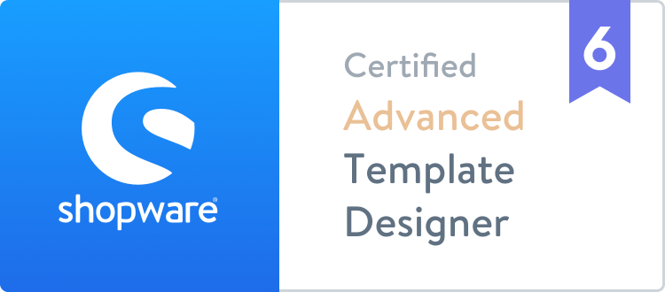 Shopware Zertifikat Advanced Template Designer